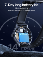 JR-FC1 Classic Series Smart Watch (Make/Answer Call) Dark Gray - Image 4