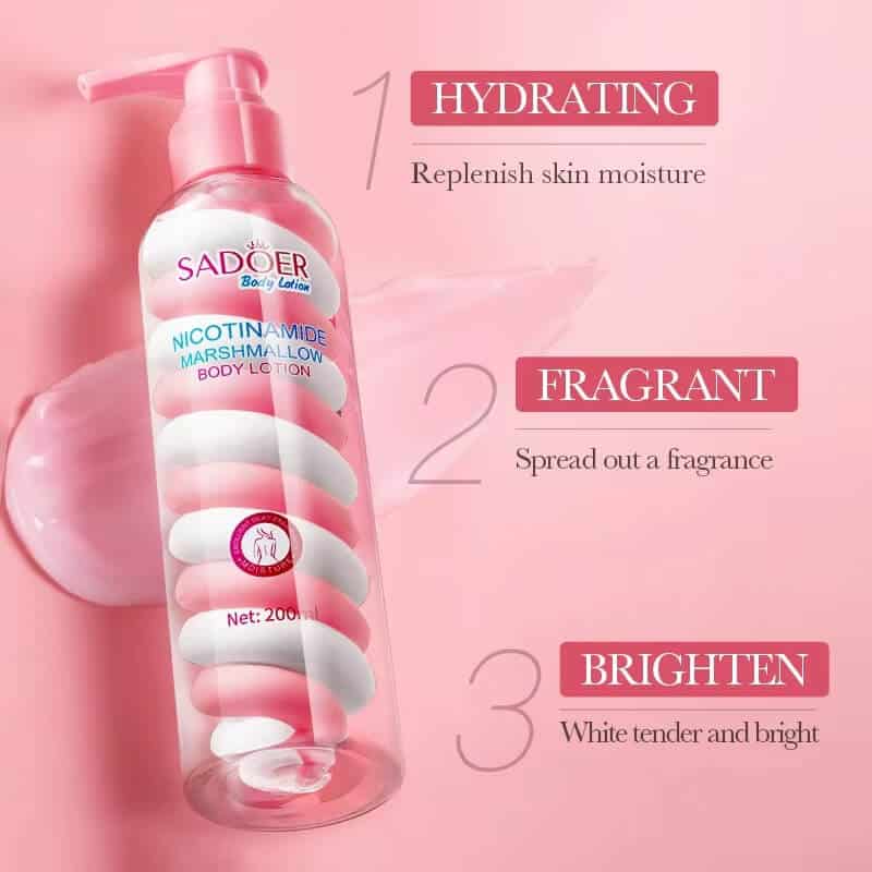 SADOER Niacinamide (1) SADOER Niacinamide Marshmallow Body Lotion 200ml - Image 1