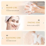 BIOAOUA Rice Pulp Soap with Foaming Net 100g - Image 7