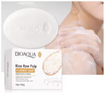 BIOAOUA Rice Pulp Soap with Foaming Net 100g