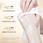 BIOAOUA Rice Pulp Whitening and Nourishing Hand Mask 35ml/pair - Image 4