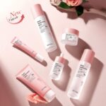 BIOAOUA Rose Hyaluronic Acid Moisturizing Six-Piece Set (New) 20g+100g+30ml+100ml+100ml+50g