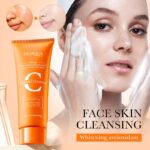 BIOAOUA Vitamin C Whitening and Antioxidant Moisturizing Skincare Set 100g+120ml+20g+30ml+80ml+60g