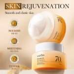 SADOER 70% Rice Essence Whitening Nourishing Repair 6-Set  30ml+120ml+120ml+100g+50g+20g - Image 3
