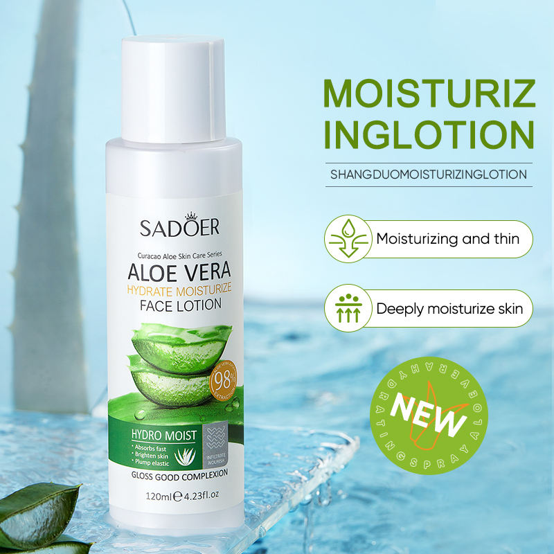 SADOER Aloe Vera Moisturizing Lotion 120ml (2) SADOER Aloe Vera Moisturizing Lotion 120ml - Image 1