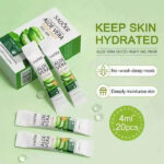 SADOER Aloe Vera Super Shine Repairing Hair Mask 10g x 20pcs - Image 3