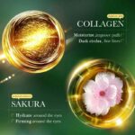 SADOER Cherry Blossom Collagen Brightening Eye Mask 7.5g - Image 6
