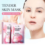 SADOER Cherry Blossom Collagen Moisturizing and Nourishing Facial Mask 25g x 10pcs