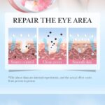 SADOER Cherry Blossom Collagen Multi-Effect Nourishing Eye Mask 80g (60PCS/30 pairs) - Image 4