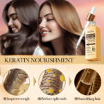 SADOER Keratin Peptide Smoothing & Shiny Hair Oil 30ml - Image 6