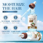 SADOER Nourishing Coconut Oil Hair Oil (Summer Island Coconut Breeze) 60ml - Image 5