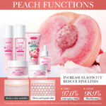 SADOER Peach Probiotic Moisturizing 6-Piece Set (100g + 100ml + 20g + 30ml + 100ml + 50g) - Image 3