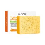 SADOER Turmeric Lemon Cleansing Soap (with foaming net) 100g - Image 3
