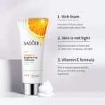 SADOER Vitamin C Brightening Facial Cleanser 100g - Image 3